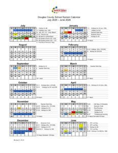 Douglas County GA Schools Calendar 25-26