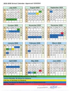 Grady County Schools Calendar 25-26