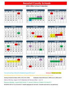 beaufort county schools calendar 25-26