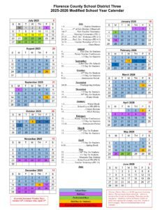 florence county schools calendar 25-26