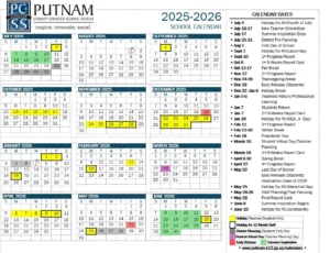 putnam county schools calendar 25-26