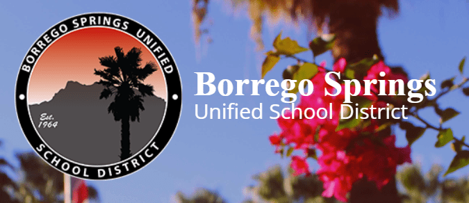 Borrego Springs Unified School District School Calendar 25-26