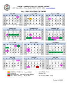 Victor Valley union high school district 25-26 [PDF]