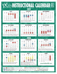 keller isd schools calendar 25-26