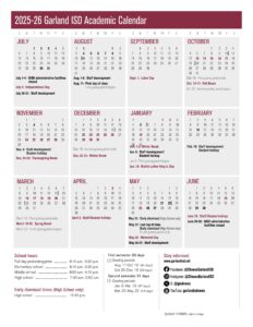 GISD Garland Independent School District 25-26