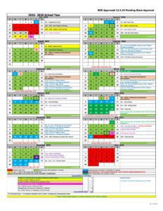 Maury County Schools Calendar 25-26