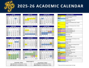 Highland Park HPISD Academic Calendar