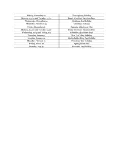 Bradford County schools calendar 25-26