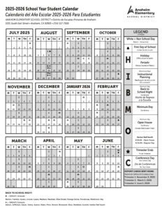 ANAHEIM ELEMENTARY SCHOOL DISTRICT 25-26