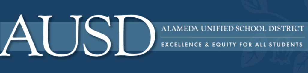 Alameda usd  Unified School District 26-27 Calender Logo