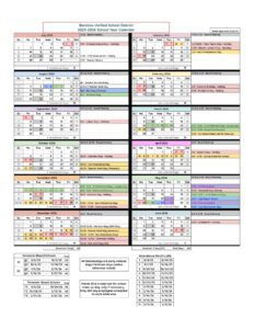 Barstow Unified School District Calendar 25-26