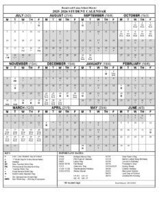 Brentwood Union School District Schools Calendar 25-26