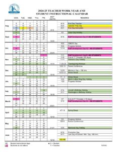 HUENEME ELEMENTARY SCHOOL DISTRICT calendar 25-26