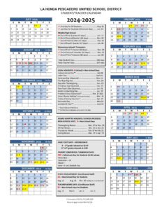 LA HONDA PESCADERO UNIFIED SCHOOL DISTRICT 25-26