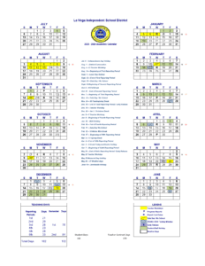 LA VEGA ISD SCHOOL CALENDAR 25-26