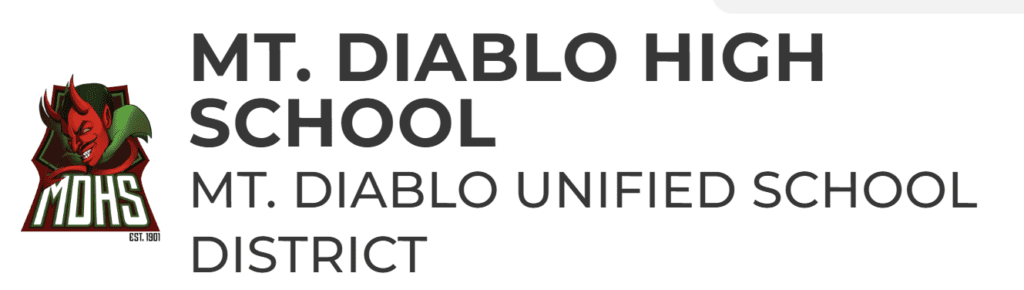 Mt. Diablo Unified MDHS CalendarMt. Diablo Unified MDHS Calendar