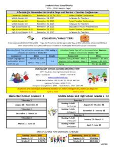 Souderton Area School District calendar 25-26