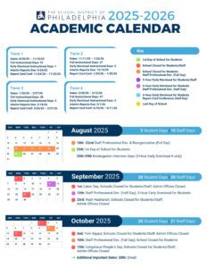 School District of Philadelphia philasd calendar 25-26