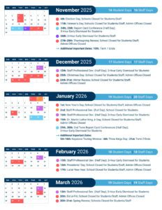 School District of Philadelphia philasd calendar 25-26