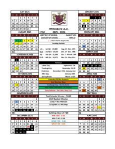 Whitesboro ISD School Calendar