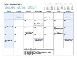 alton district 11 calendar