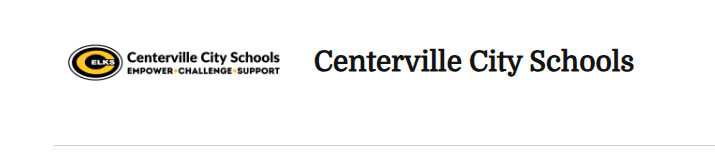 Centerville City Schools OH Calendar 26-27 Updates Logo
