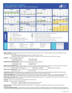 Chicago Public Schools CPS CALENDAR 25-26