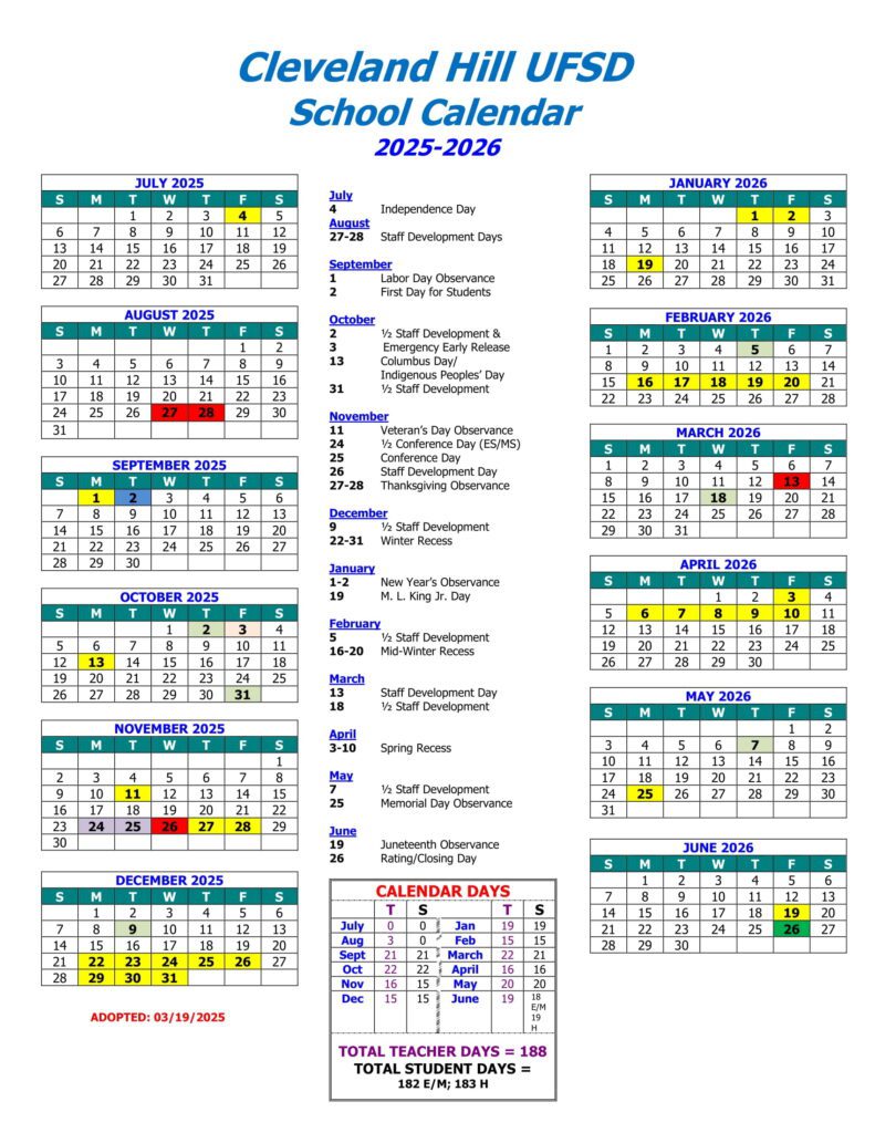 Cleveland Hill UFSD