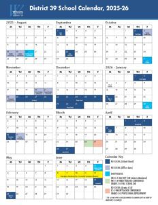 Wilmette Public Schools District 39 Calendar Revised