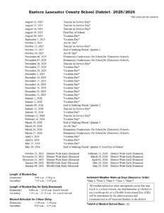 Eastern Lancaster County School District