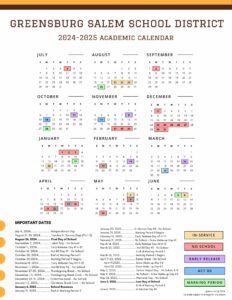 Greensburg Salem School District Calendar 24-25