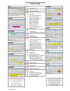 LANCASTER CENTRAL SCHOOL DISTRICT