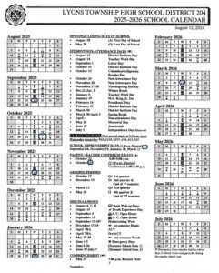 LTHS calendar 25-26