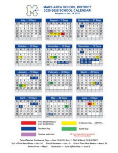 MARS AREA SCHOOL DISTRICT 25-26