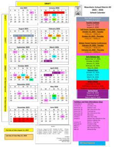 Mannheim School District 83 calendar