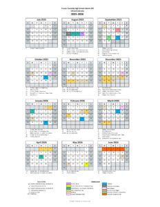 PTHS District 209 CALENDAR