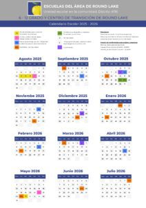 Round Lake Area RLAS calendar 25-26