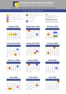 Round Lake Area RLAS calendar 25-26