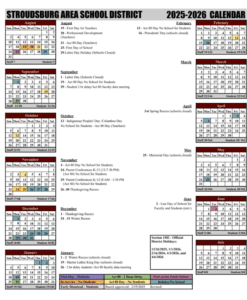 Stroudsburg Area School District 25-26 pdf