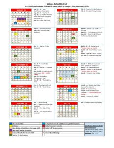 Wilson School District CALENDAR 25-26