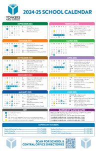 YONKERS PUBLIC SCHOOLS calendar