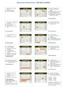 amelia county public schools calendar