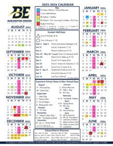 BURLINGTON-EDISON SCHOOL DISTRICT CALENDAR