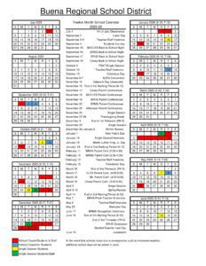 buena regional school district website calendar