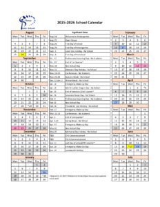 Cheney Public Schools CALENDAR