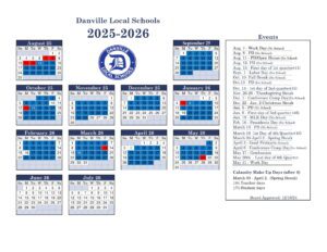 Danville Local Schools calendar