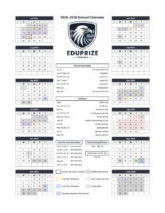 EDUPRIZE SCHOOLS CALENDAR