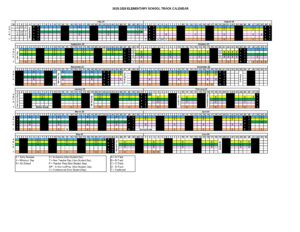 ELEMENTARY SCHOOL TRACK CALENDAR