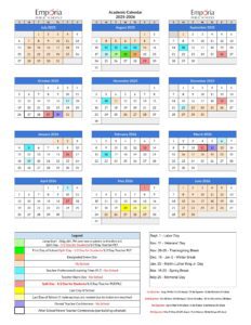Emporia Public Schools Calendar