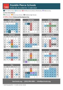 Franklin Pierce Schools Calendar